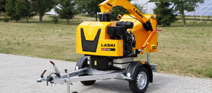 Astilladora de gasolina de alto rendimiento con chasis frenado (26,5 HP) LS 160 PB